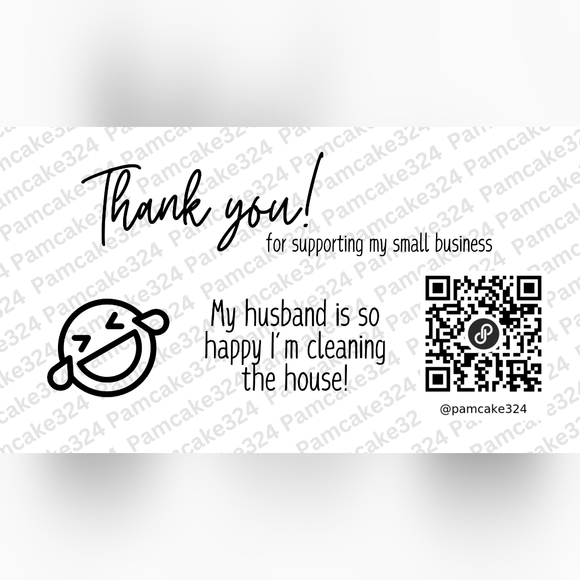 Handmade Thank You Customers Stickers 50 ct - Picture 8 of 11